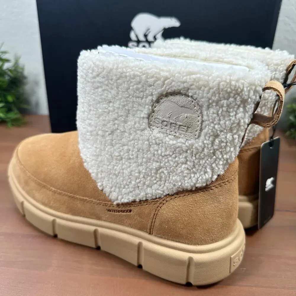 Sorel Women's Explorer III‎ Cosy Slip-On Waterproof Boots Size 10